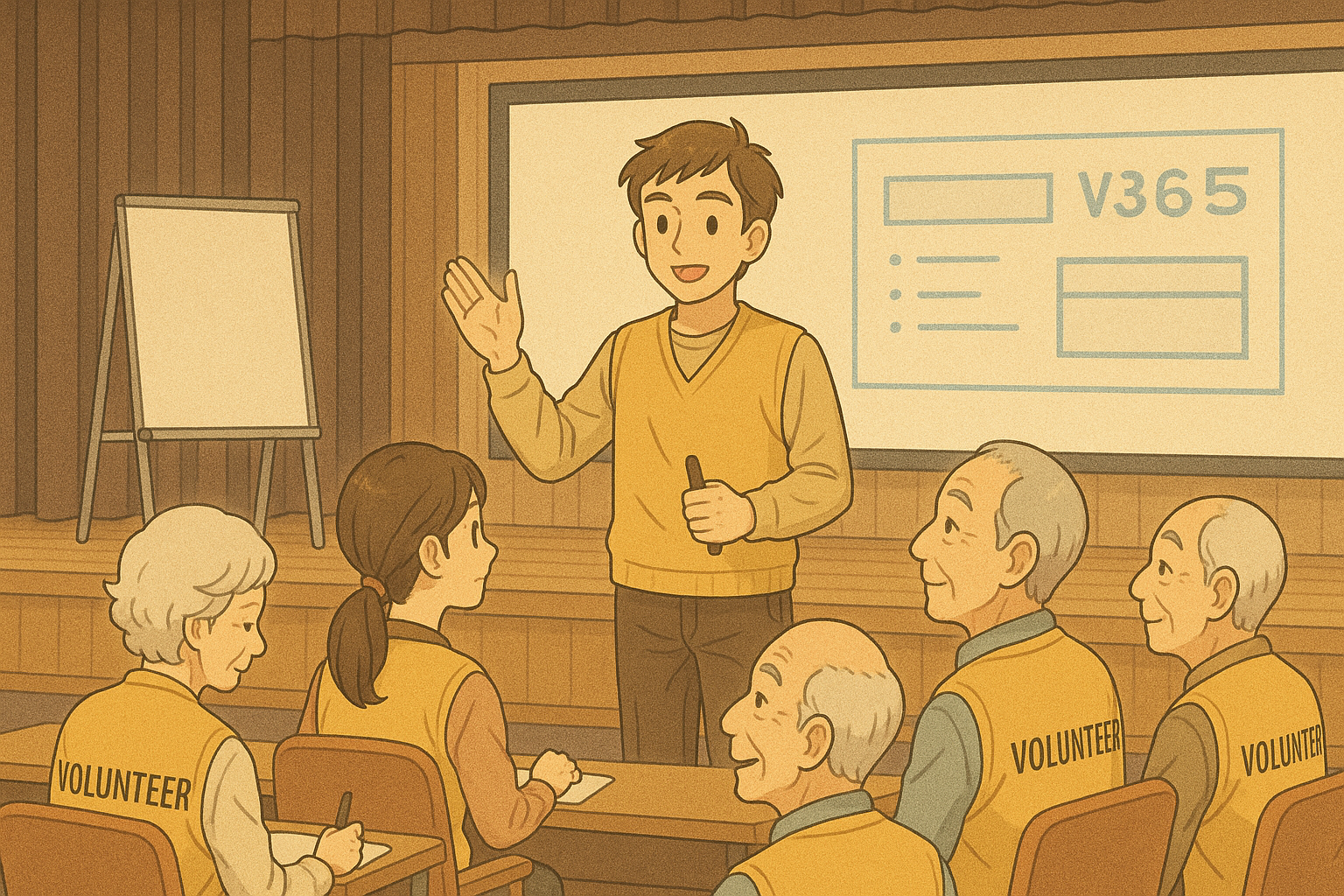 자원봉사자 운영 이미지